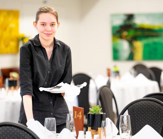 Hospitality student