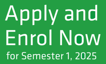 Apply and Enrol Now for Semester 1 2025