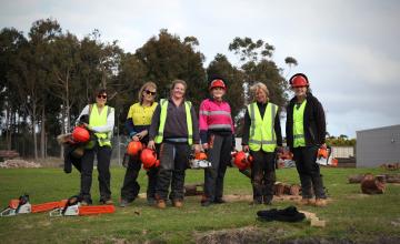 Women in Non-Traditional Trades - Operate and Maintain Chainsaws Skill Set